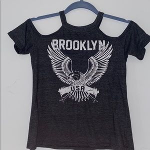 brooklyn off the shoulder tee